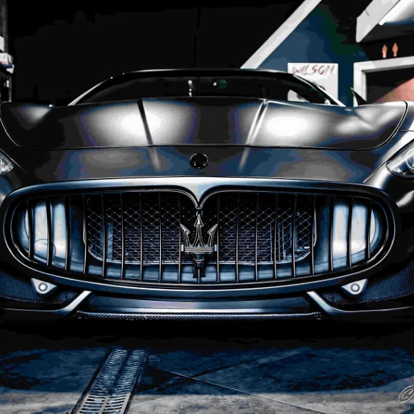 Exotic luxury car wrap